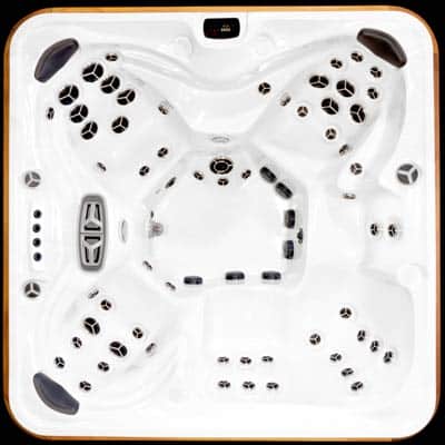 Arctic Spas top view of the Summit SDS model